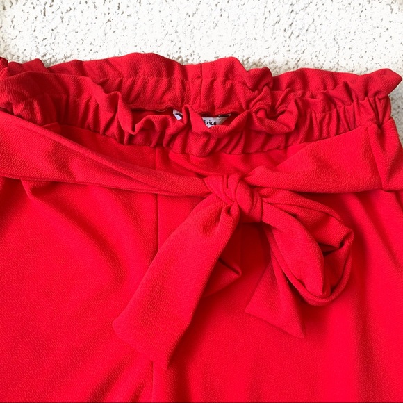 Red Polyester Pants. - Picture 2 of 3